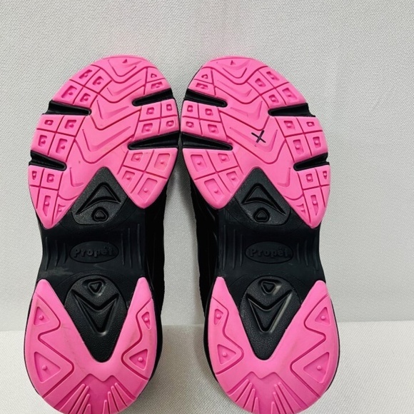 Propet Black Pink Stability X Strap Womens Sneakers Diabetic Orthotic EV Insole - Picture 7 of 9